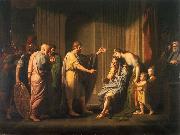 Cleombrotus Ordered into Banishment by Leonidas II, King of Sparta Benjamin West